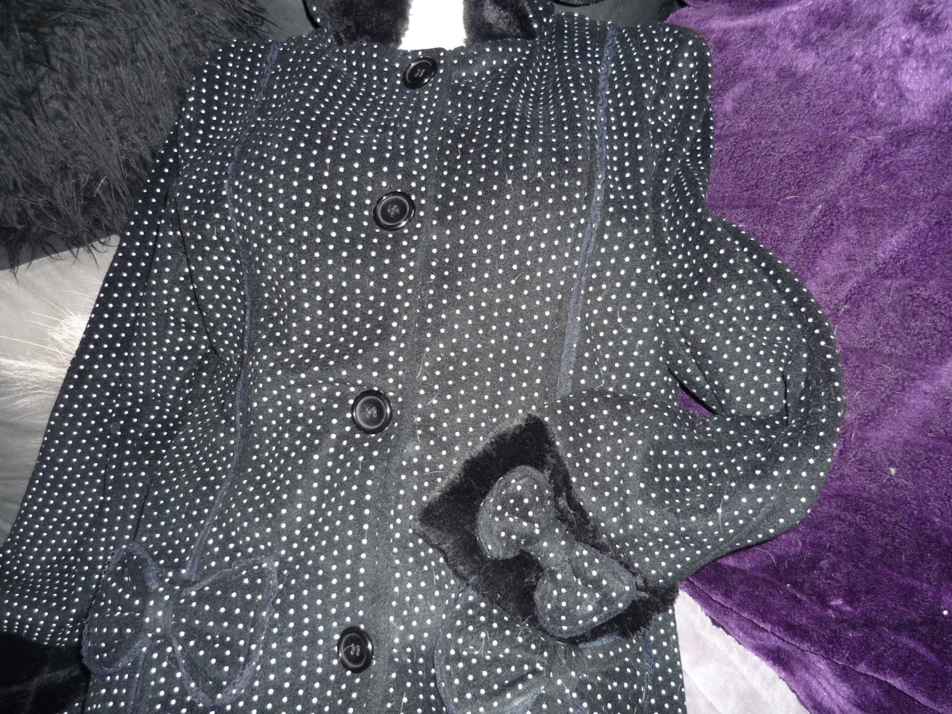 Gothic Rockabilly  Lolita Kurzmantel Gr. L 40 Poizen Industries