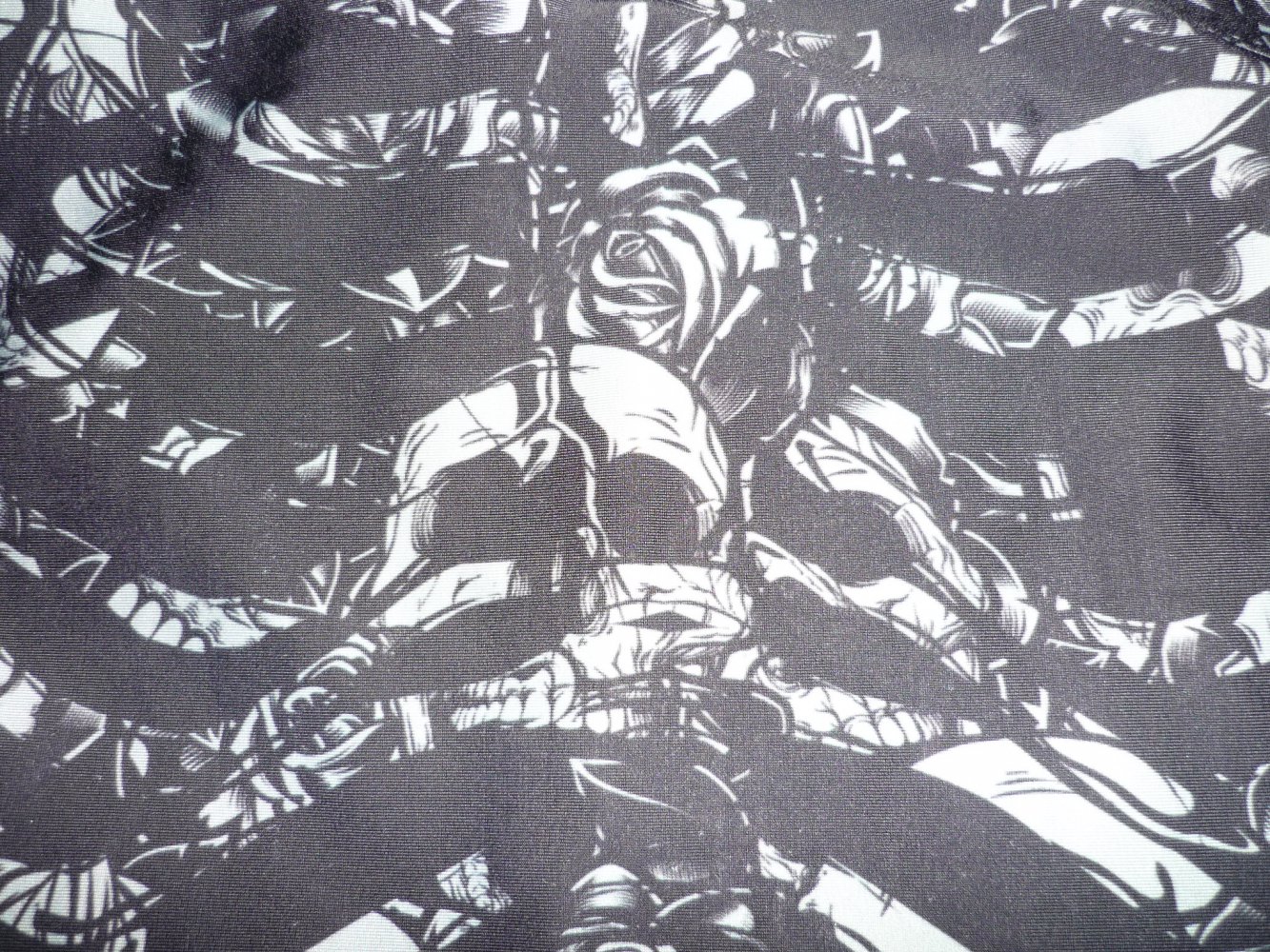 Badeanzug   Neckholder mit Skelett von Vixxsin Gr XL Gothic Punk Rockabilly