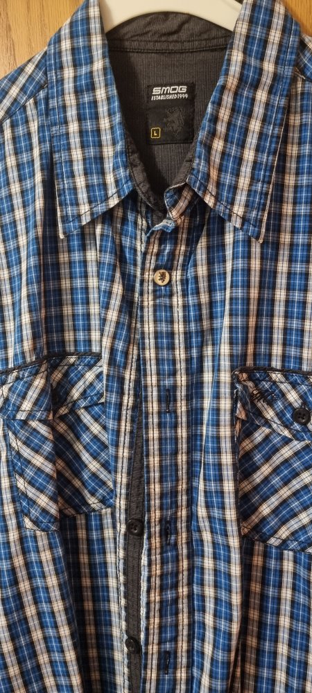 Kariertes Hemd Smog L