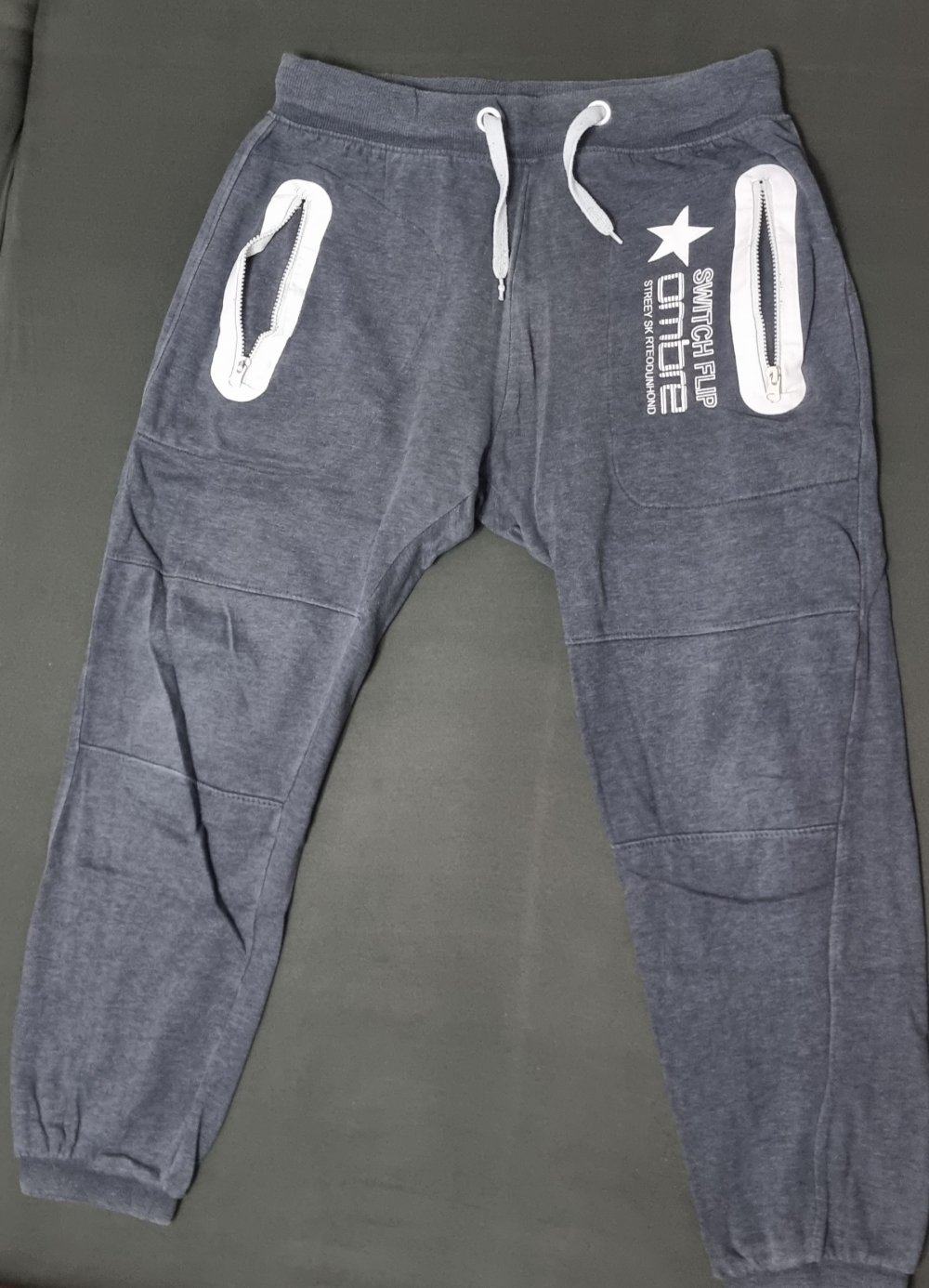 Jogginghose Grau Ombre L