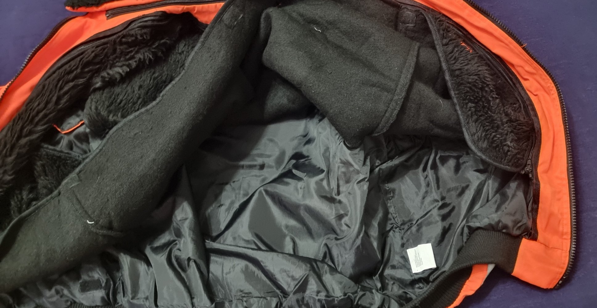 Orangene Warnjacke Korsar