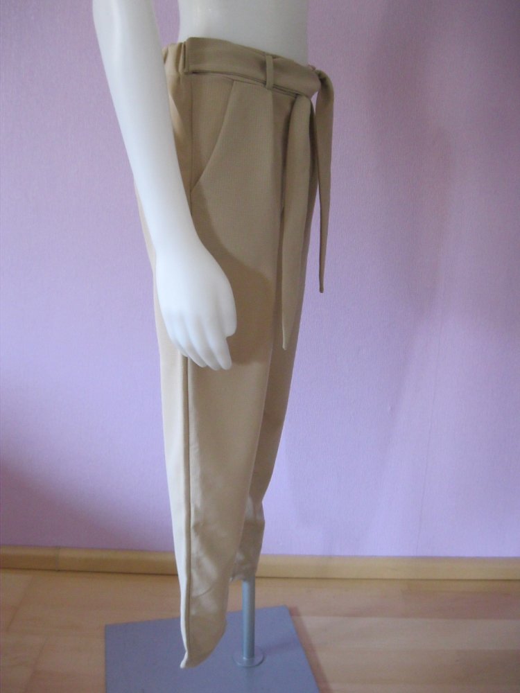 Fixay Culotte 3/4 Hose Schlupfhose Beige Baumwolle L