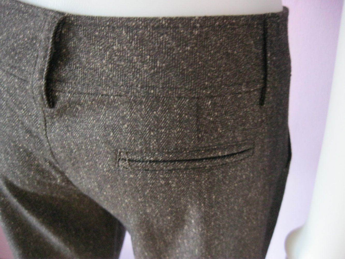 Stoffhose # Hüfthose # Braun meliert # Psyco Girl # 42/44