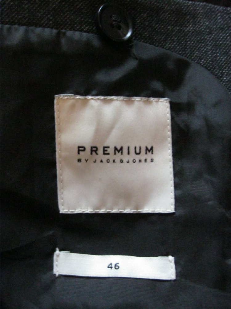 NEU # Blazer # Herren # Jack and Jones # Dunkelgrau meliert # Slim # 46