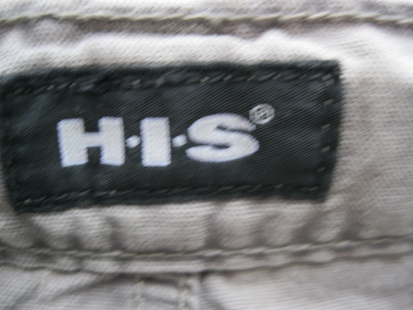 HIS # Herren Jeans # Cargo-Pant # Khaki # 38x36