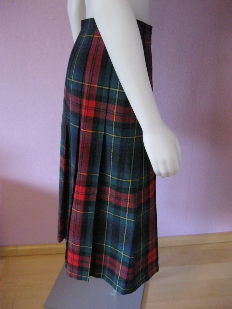 Trachtenrock # reine Schurwolle # Lodenfrey # Schottenmuster # XS
