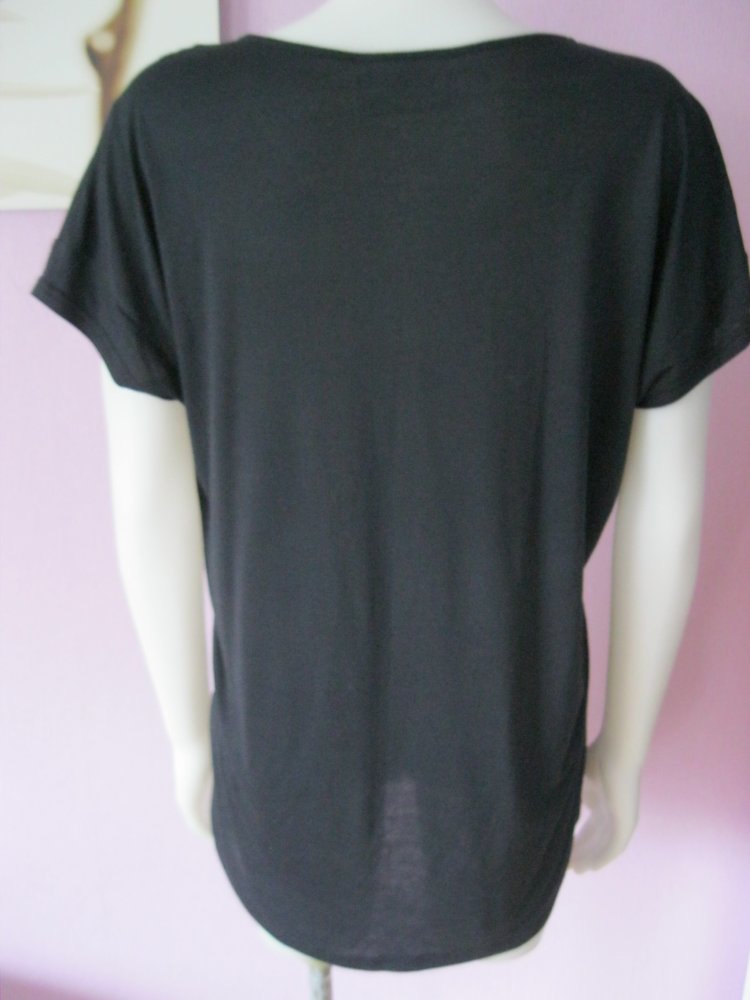 Shirt # Blue Motion  # Front-Print # Schwarz # 40/42