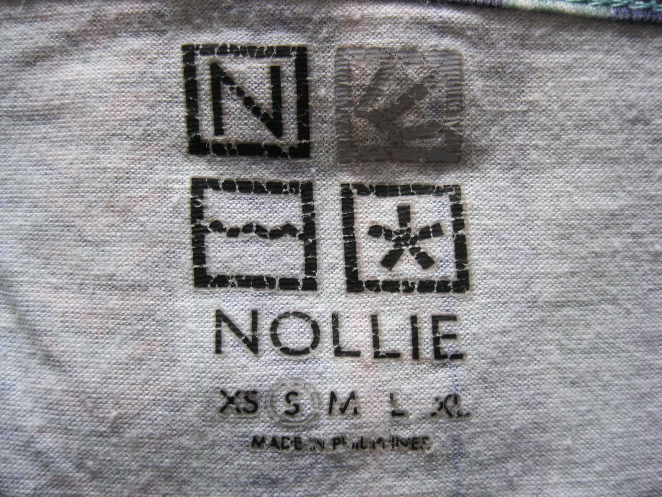 Spaghetti-Top # Nollie # Tribal-Print # Baumwolle # Bunt # S