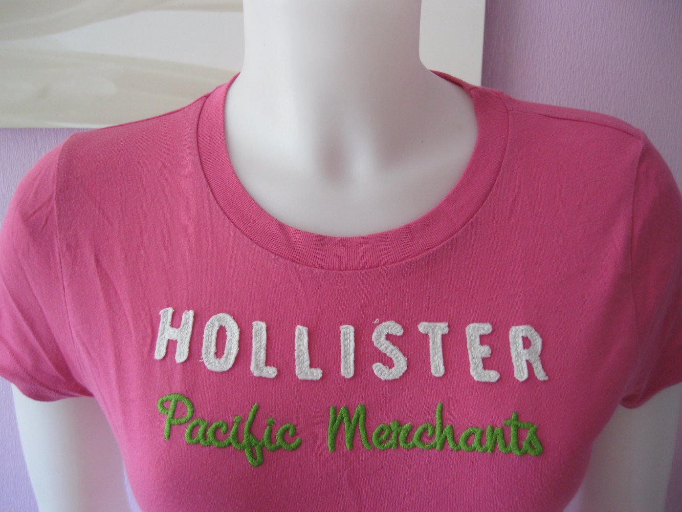T-Shirt # Hollister # Pink # L