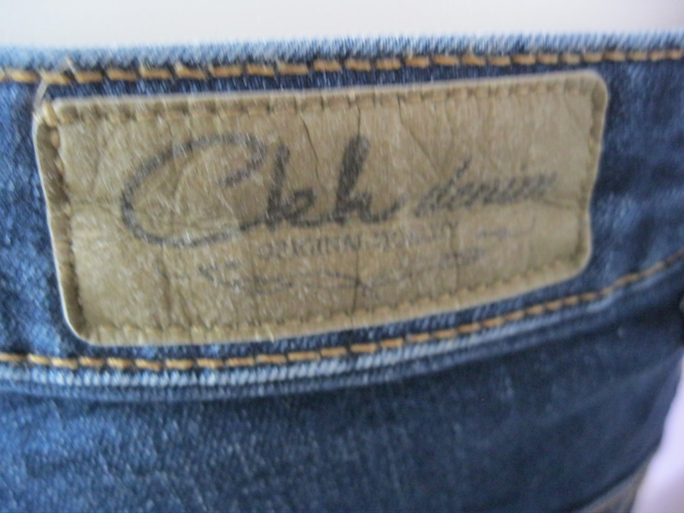 Jeans # Super Skinny Push Up # Cleh denim# Ripped # 38/M # blau #