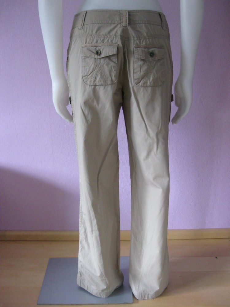 Cargohose # Esprit # 100% Baumwolle # Sandfarben # 36