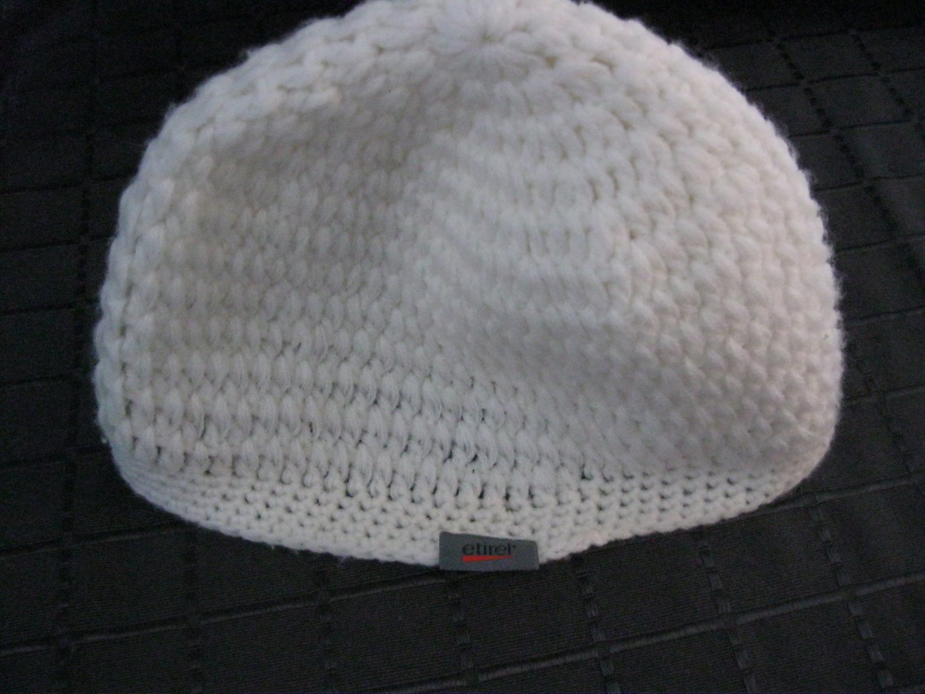 Häckelmütze # Etirel # weiß
