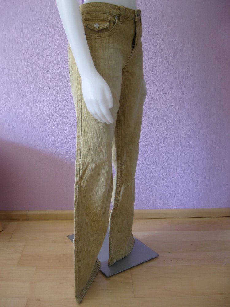 Schlaghose # Saix # Jeans # Vintage # Ocker # Denim # 36