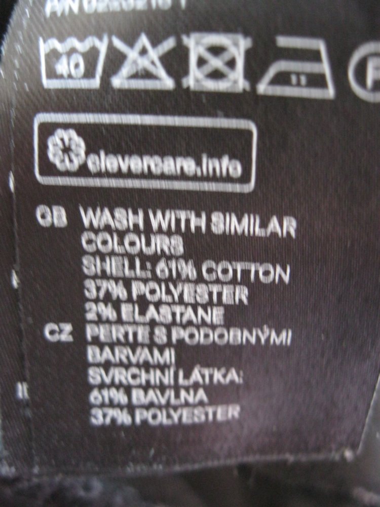 Skinny Jeans #  Divided # H&M # ripped # Schwarz # 34