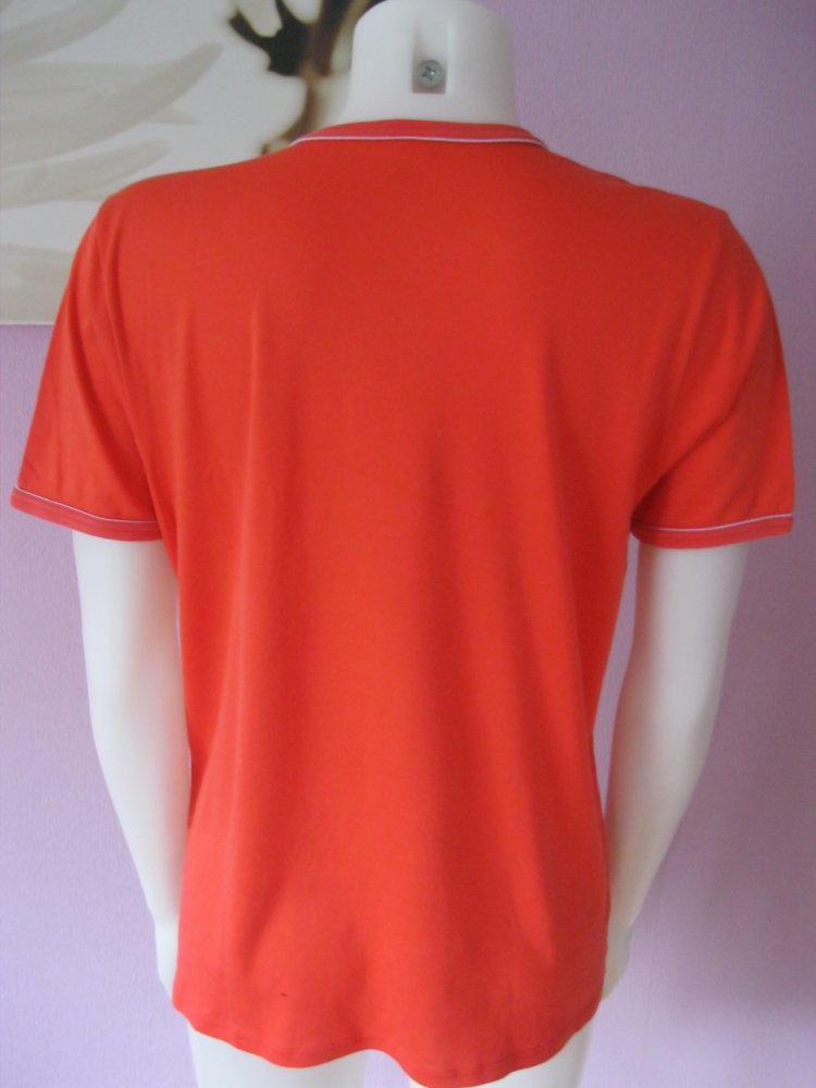Schlaf-Shirt # Calida # Bodywear # Rot # 100% Baumwolle # S