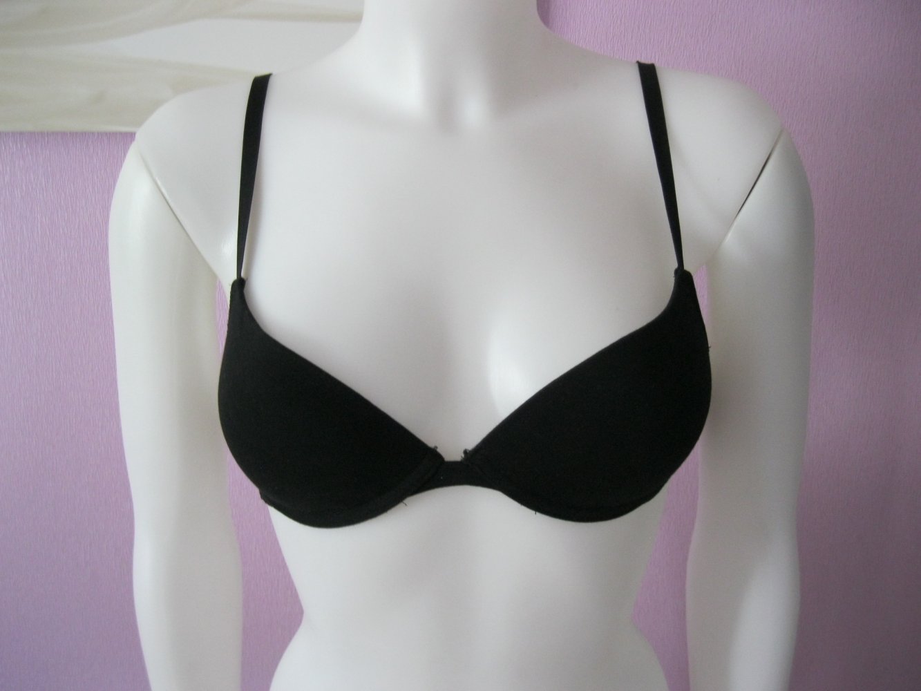 Push up BH # H&M # Schwarz # Spitze # 75 B