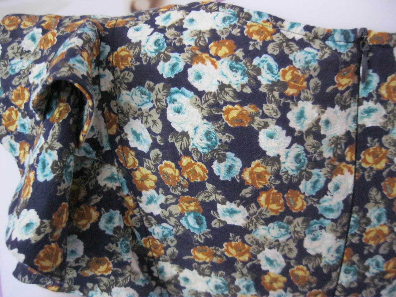 Kleid # Address # Blumen # Bunt # Volants # Baumwolle # S