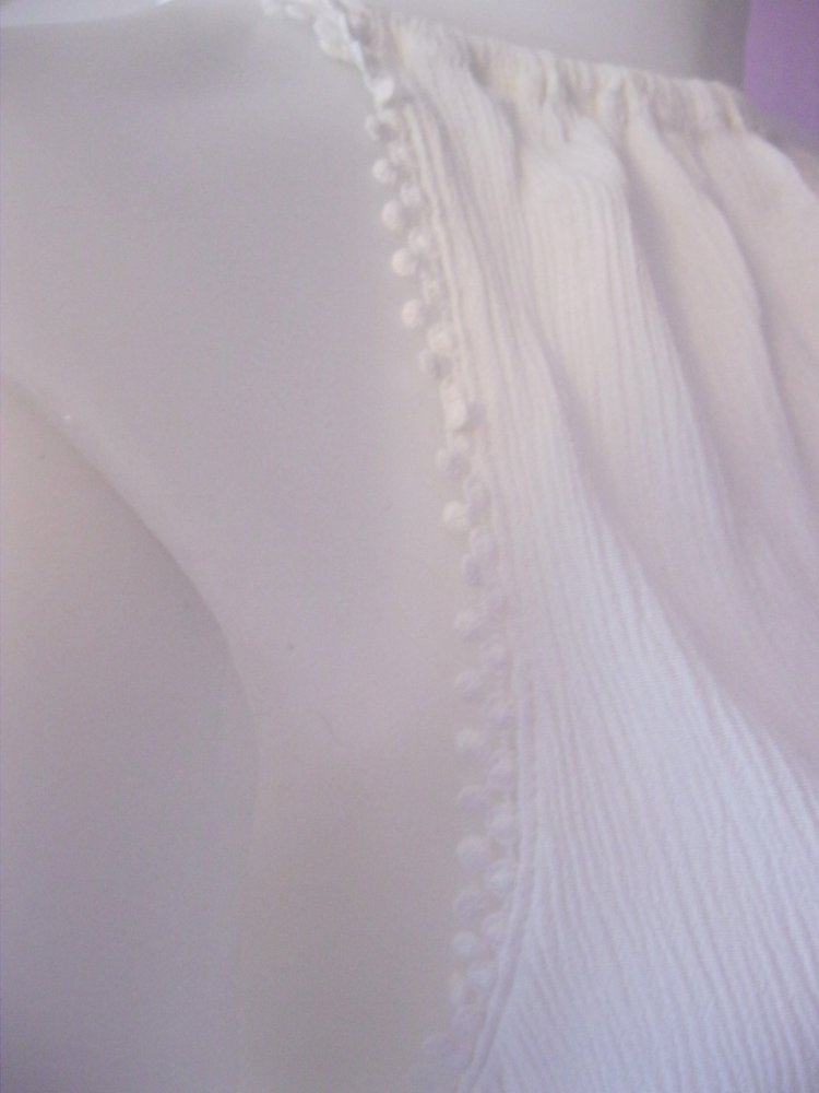 Blusen-Top # Divided # H&M # weiß # 38