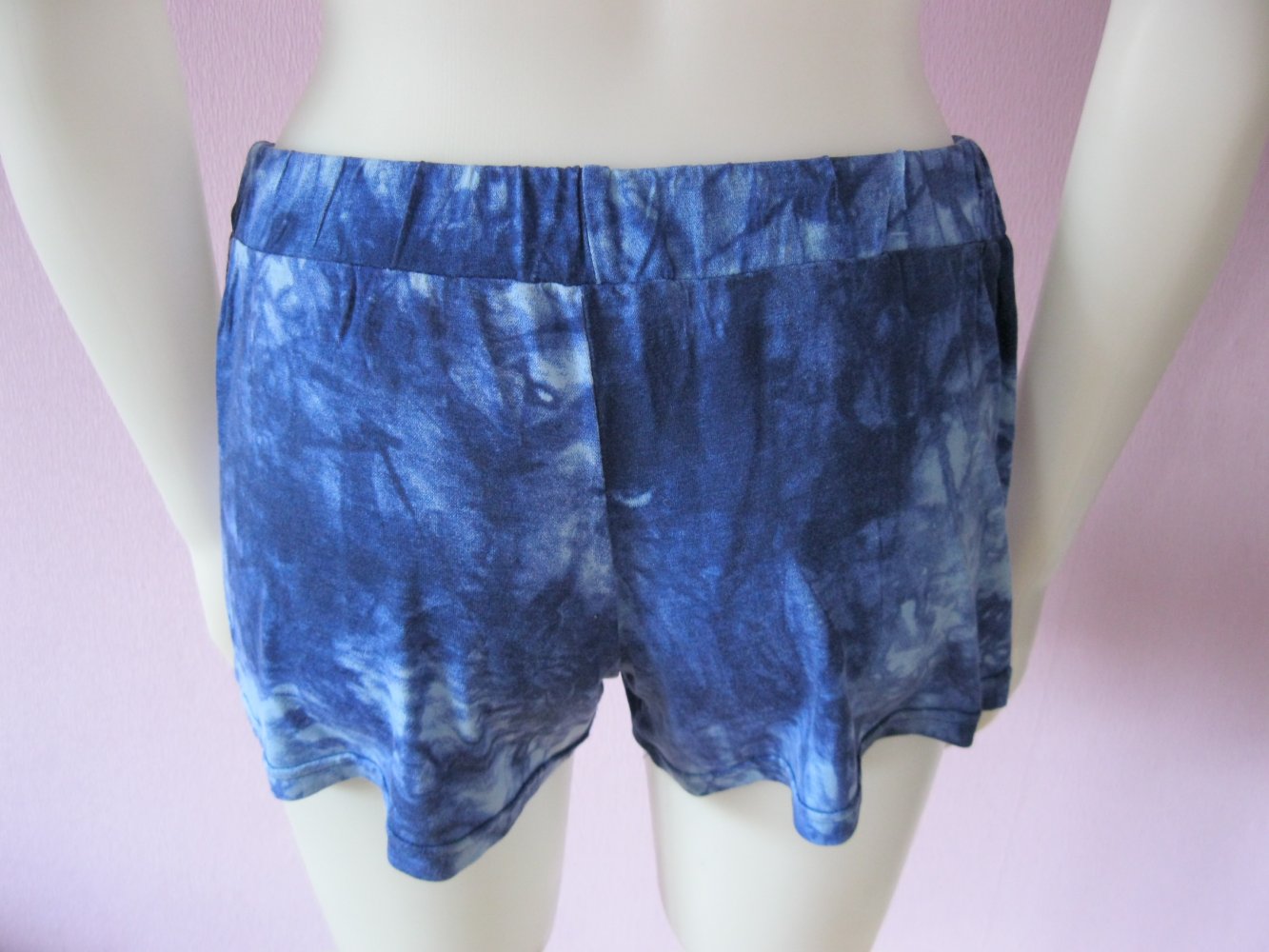  Shorts und T-shirt # Viscose # Blau/Grün # Teknur Underwear # S