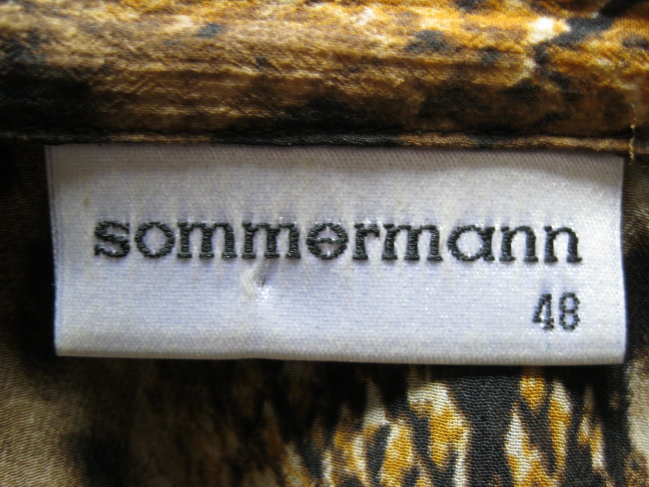 Bluse # 3/4-Arm # Sommermann # Tigerprint # 48