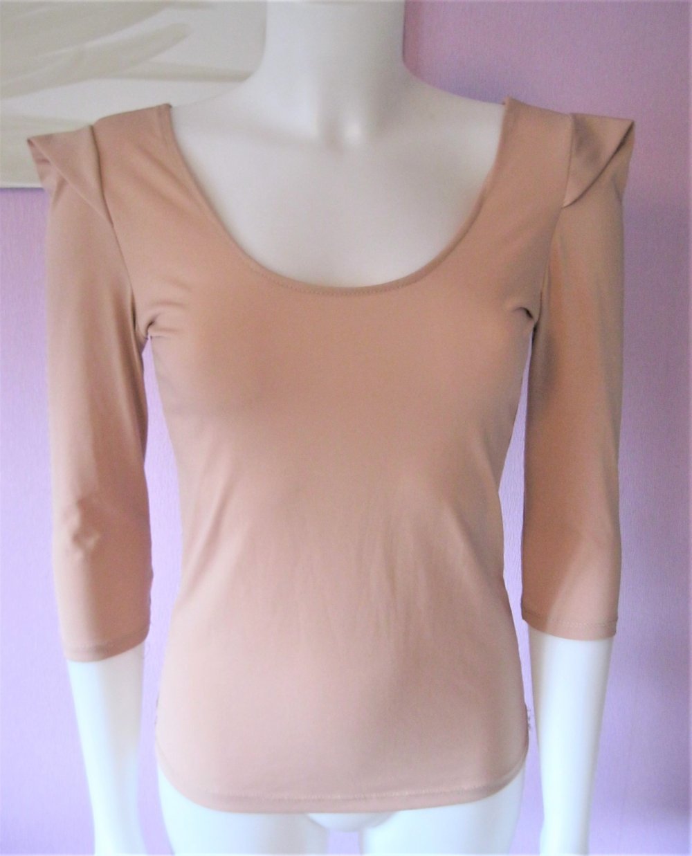 Langarmshirt # HeaHa # beige # 3/4-arm # XS