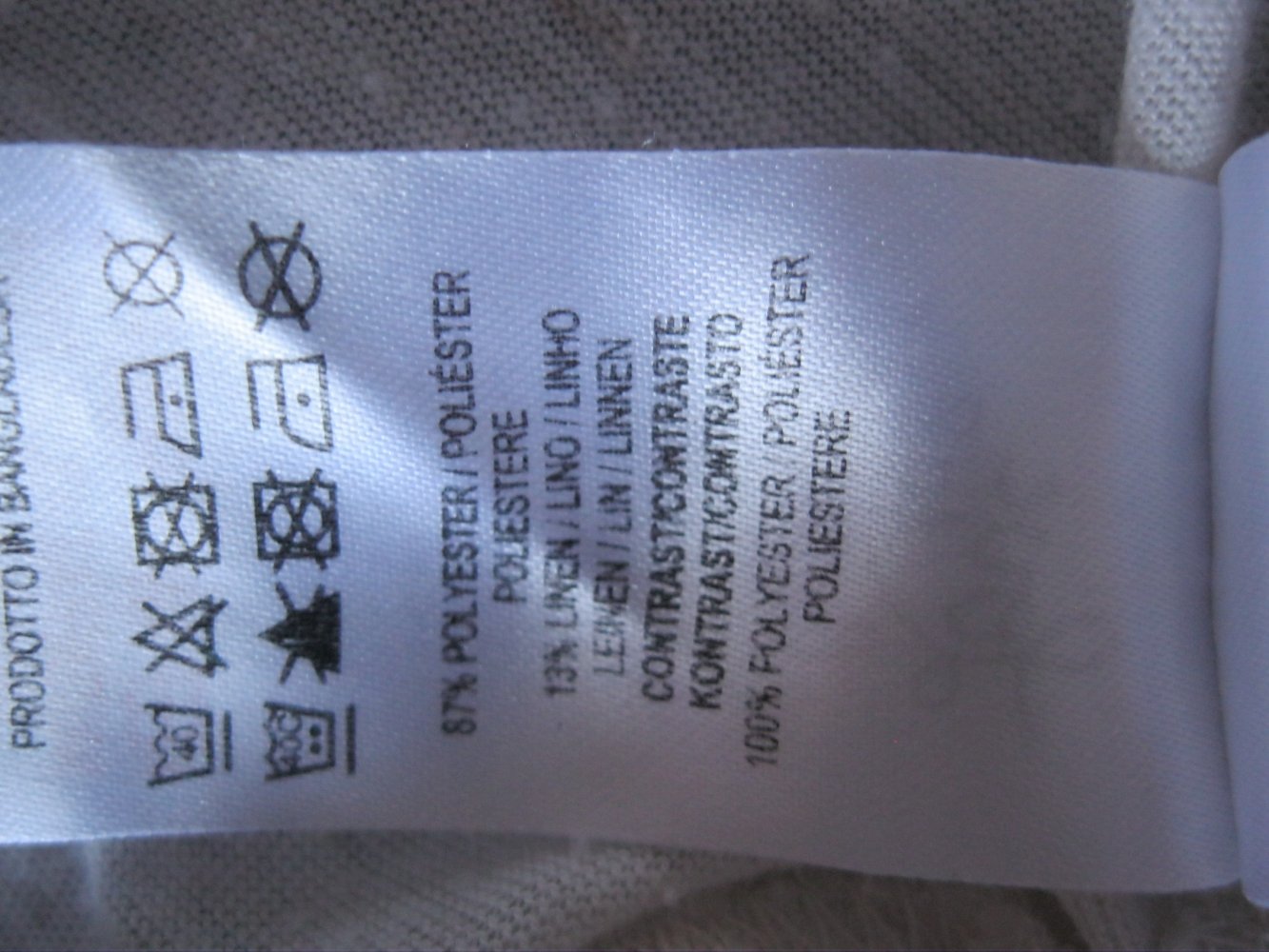 Love to lounge Shorts Leinen Creme Spitze L 42/44