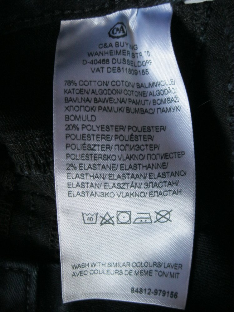 Jeggins Leg # Clockhouse # Dunkelblau # Regular # neuwertig #32