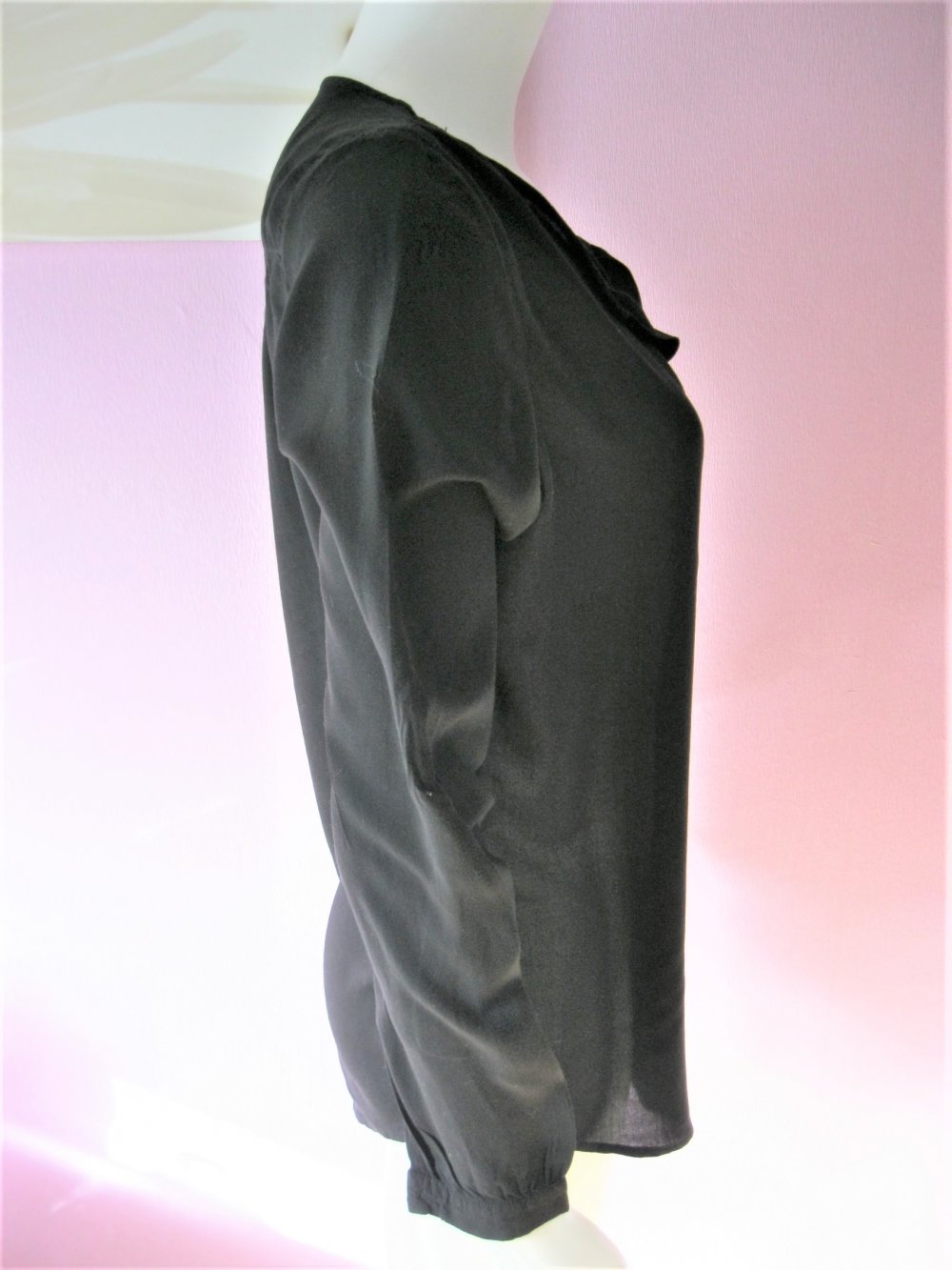 Blusen-Shirt # Me by Zebra # Volants # Schwarz # M