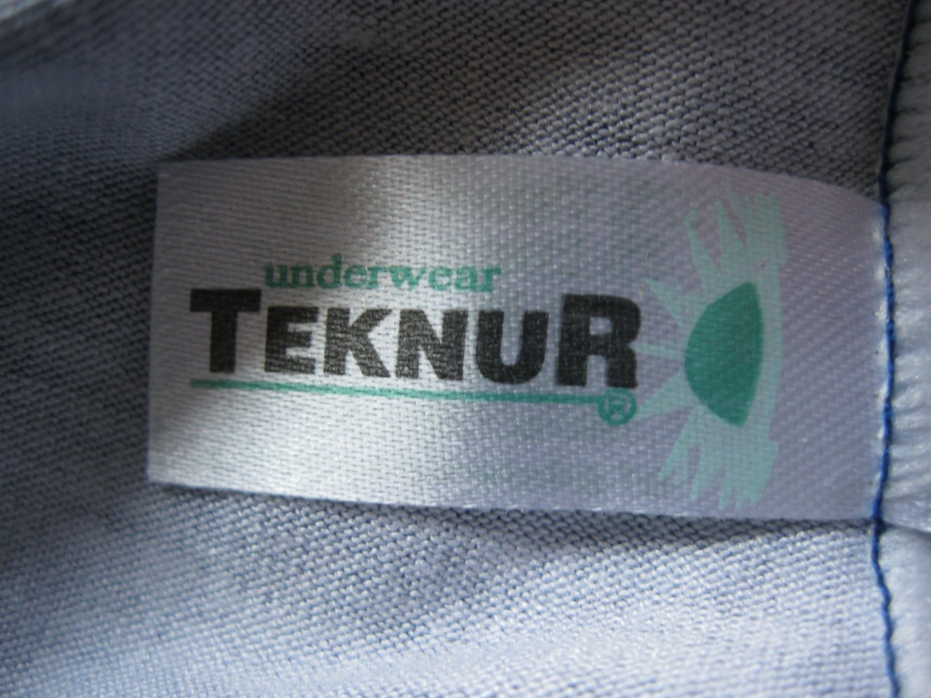  Shorts und T-shirt # Viscose # Blau/Grün # Teknur Underwear # S