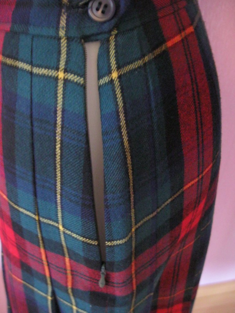 Trachtenrock # reine Schurwolle # Lodenfrey # Schottenmuster # XS