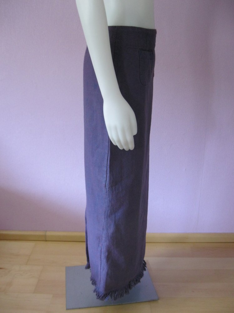 Maxi-Rock # Flaxxxs # Violett # Disgner-Rock # Baumwolle # S