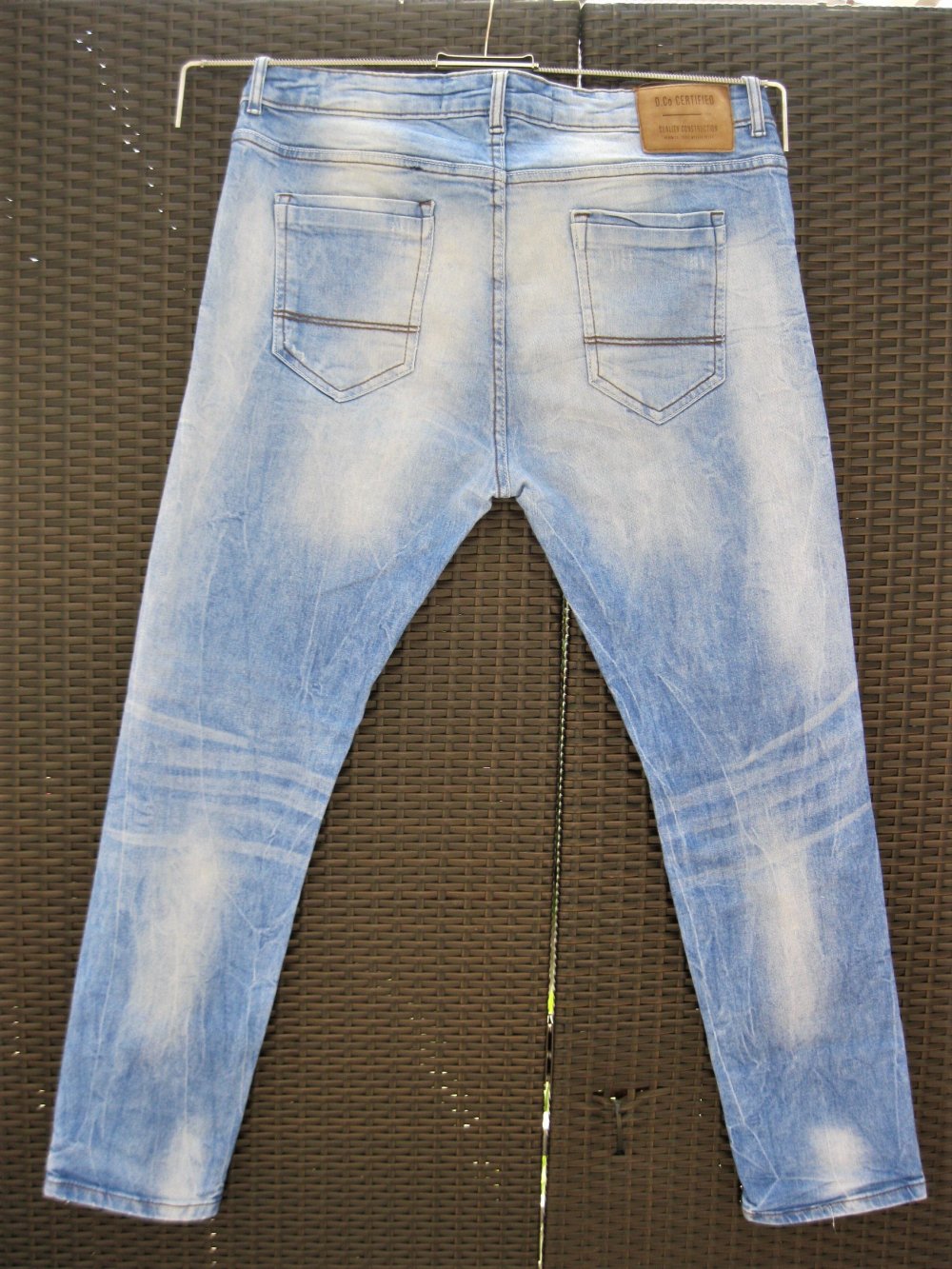 Jeans # Skinny # Denim Co. # Rpped Jeans # Hellblau # W36/L30