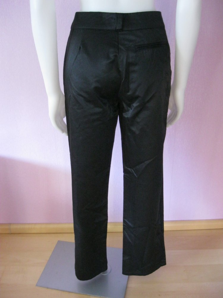 Stoffhose # Lisa Valli Jeans # Reißverschluss # Schwarz # 31