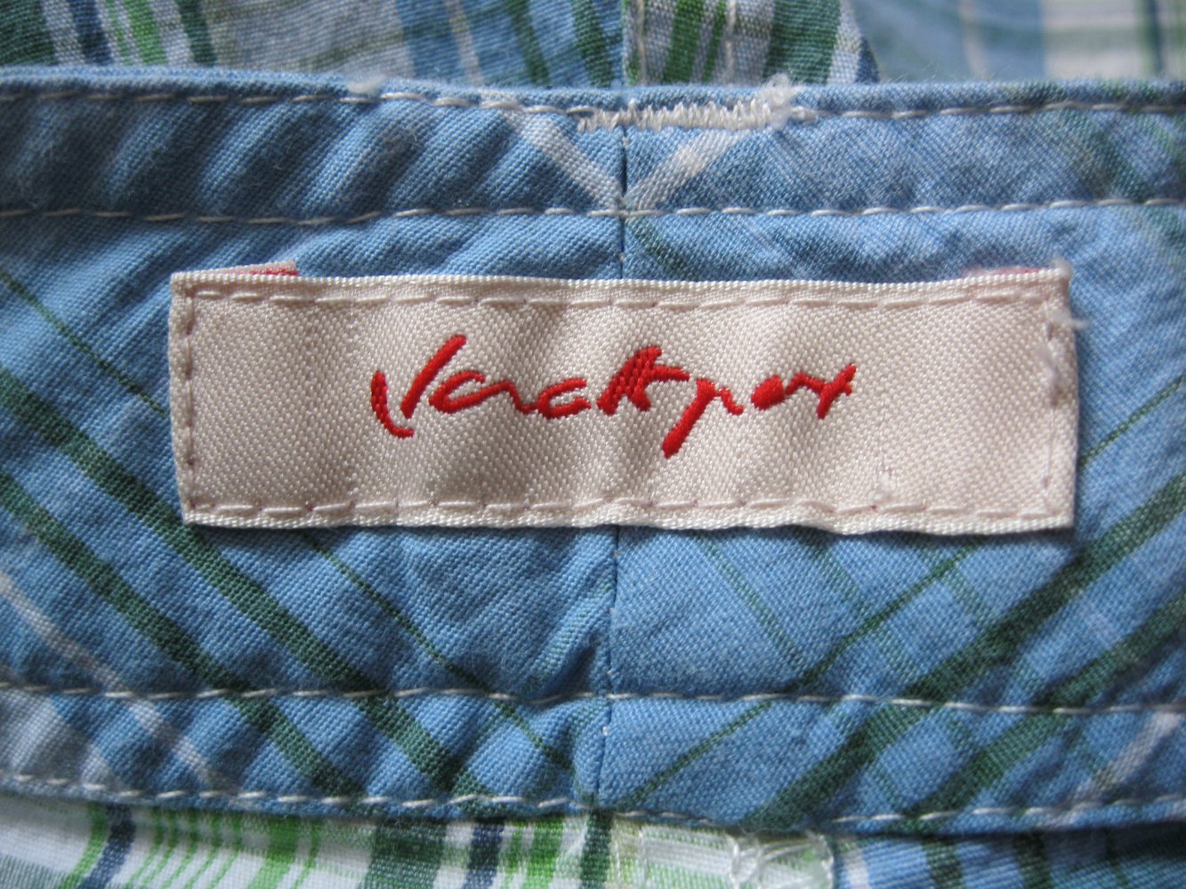 Bermuda # Jackpot # Kariert # Golf # Blau/Grün/Weiß # 32