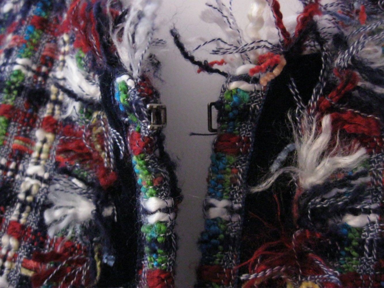 NEU # Jacke # gewebt # Erfo # kariert # bunt # 38