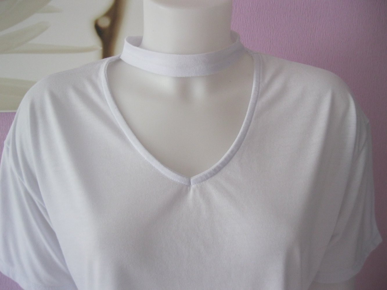 T-Shirt # Tally Weijl # 100% Viscose # weiß # M