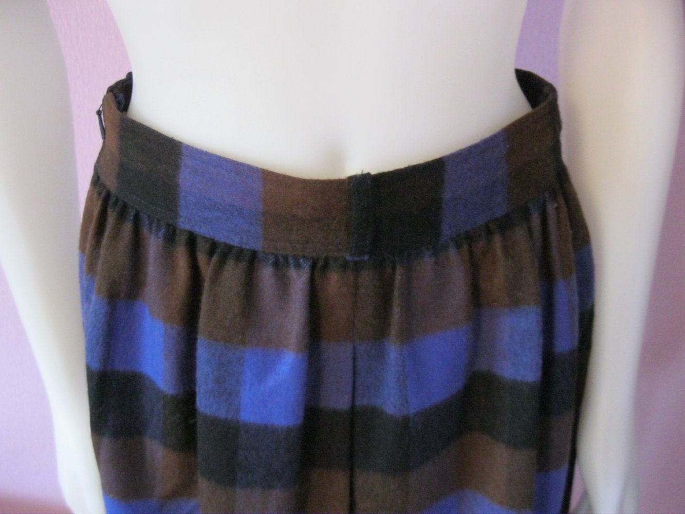 Tulpenrock # Vintage # Alexander # 100% Schurwolle # kariert # 38