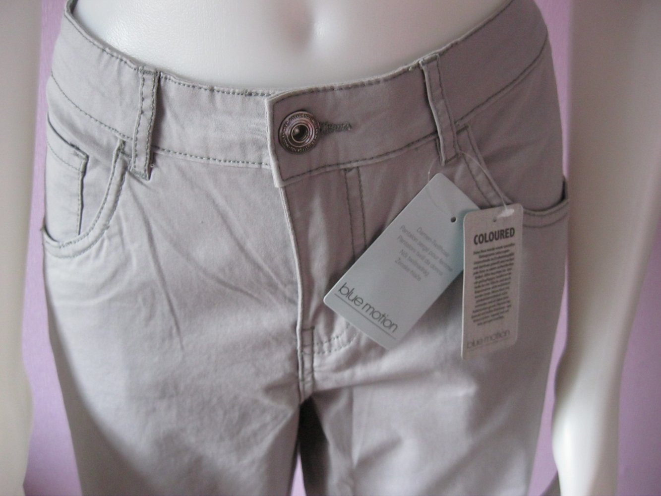 Neu mit Etikett #Twill Hose # Blue motion # Style 2 # grau # 44