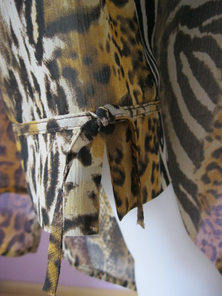 Bluse # 3/4-Arm # Sommermann # Tigerprint # 48