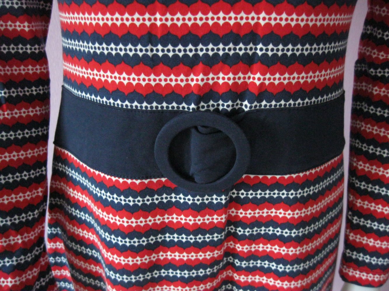 NEU # Kleid # Mademoiselle YéYé # Sixties # blau/rot # Vegan & Fair # M