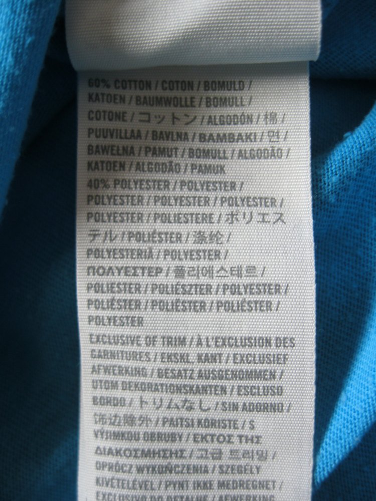 T-Shirt # Hollister # Türkis # Logo # Stickerei # Aufnäher # M