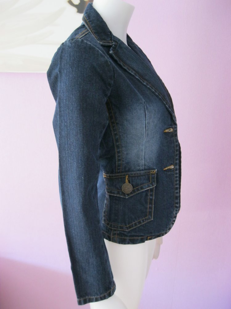 NEU # Jeans Blazer # Six2Nine # Blau # S