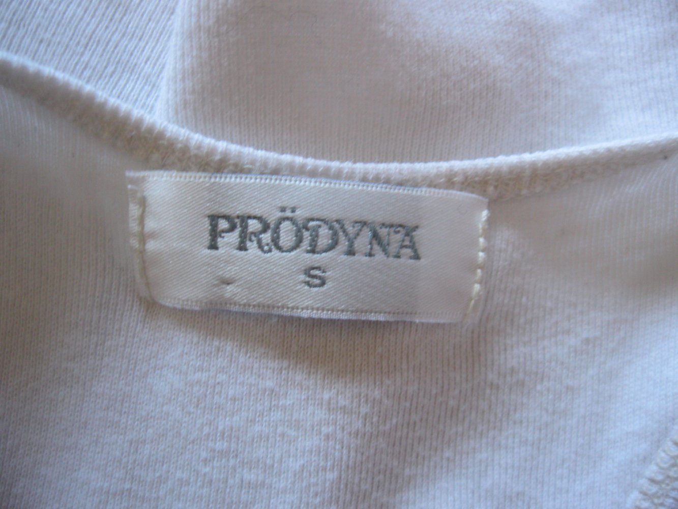 Tank-Top #  Prödyna # Bauchfrei # weiß # S