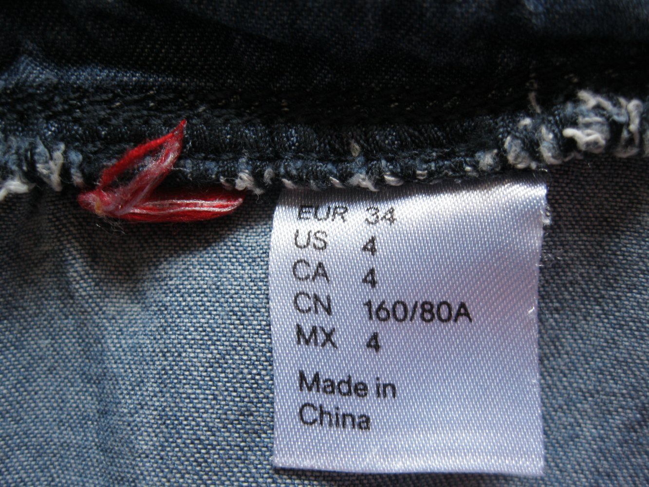 Jeans-Bluse # H&M # Blau # 34