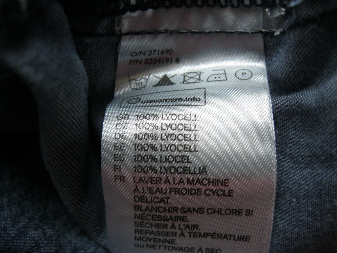 Jeans-Bluse # H&M # Blau # 34