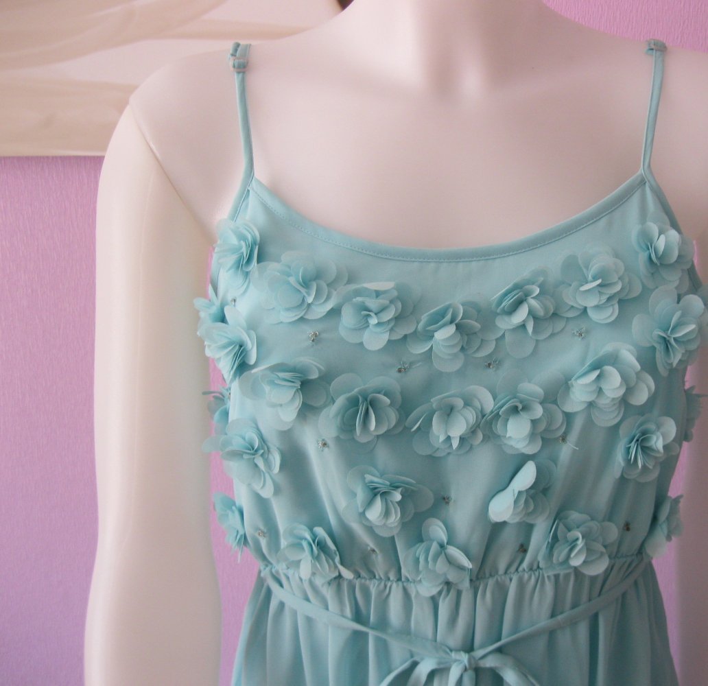 Maxikleid # Baby Angel # Elio Fiorucci # Mintgrün # XS