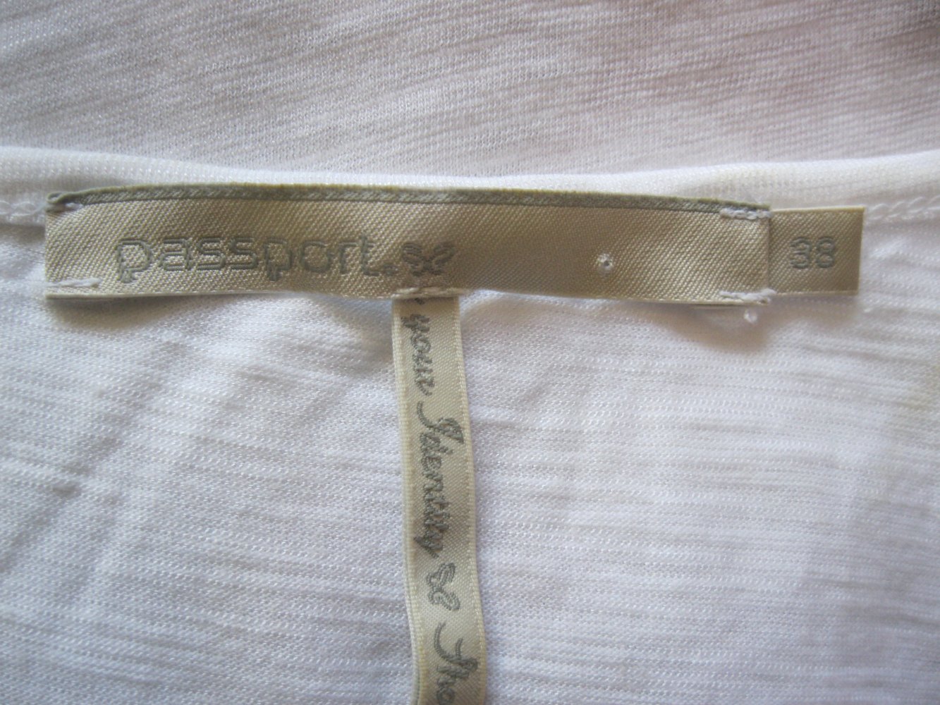 Long-Top passport Snoopy-Print Pailetten 38/oversize