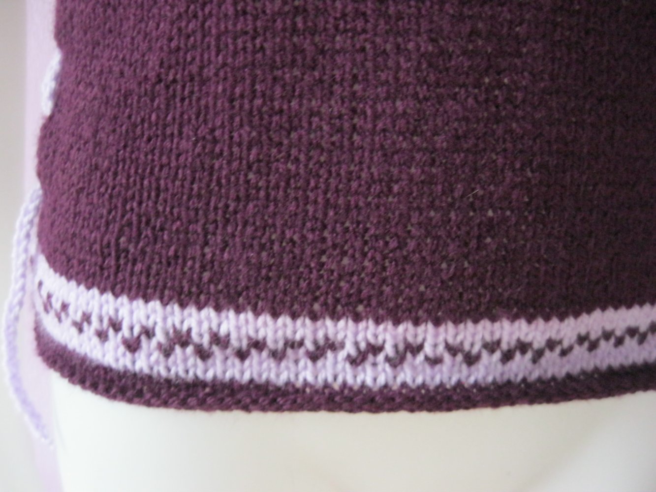 NEU Top gestrickt Handmade Lila S-L