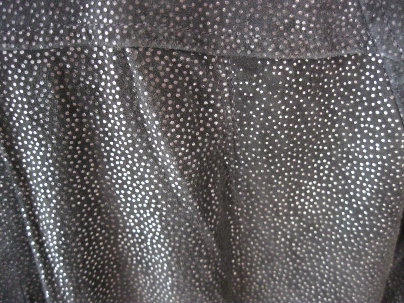 Designer-Mantel # Linea Pelle # Vintage # Leder # Schwarz