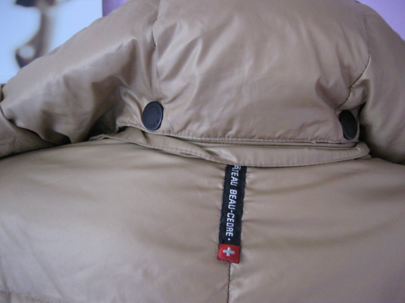 Château Beau-Cèdre Steppmantel Gänsedaunen Bronzefarben Wintermantel 42 (I) / 36(D)